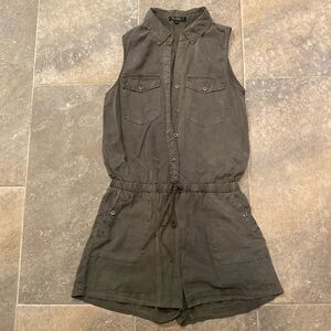 Sage green romper size small. By velvet heart.